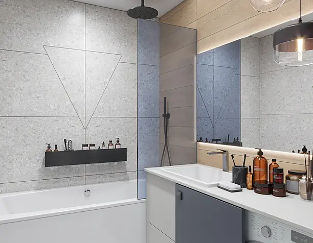 BLUE BATHROOM