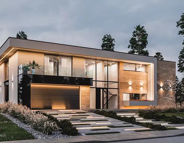 CGI Modern house