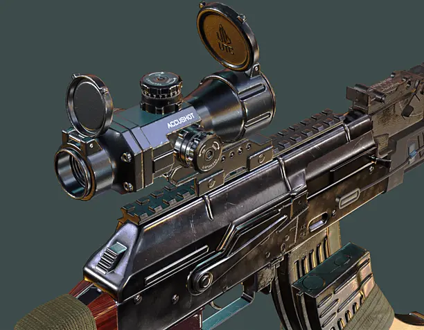 AK 47 Dual Laser Sight with IR Illuminator