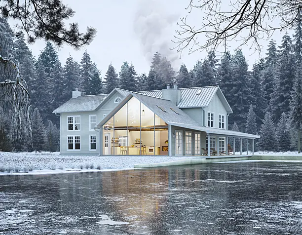 Floating farmhouse