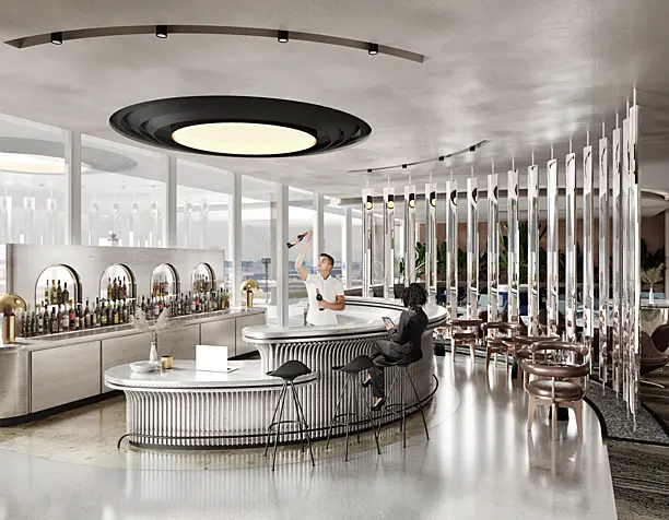 Airport lounges. Paris