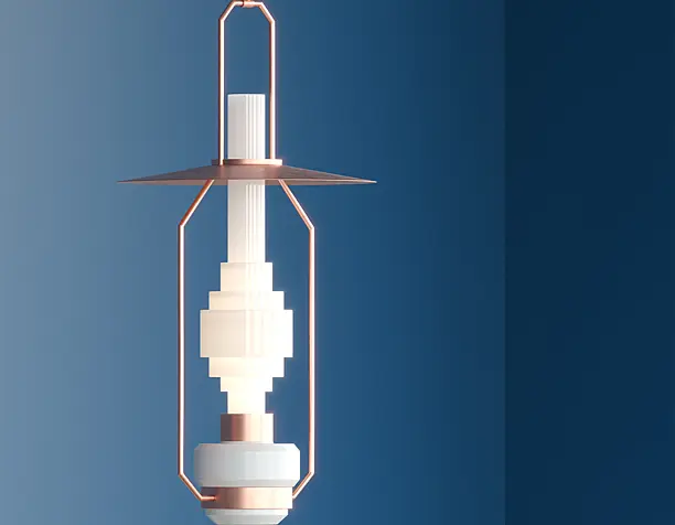 Lyre lamp concept