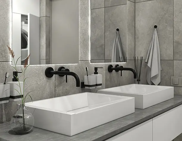 Bathroom in the Stone House project