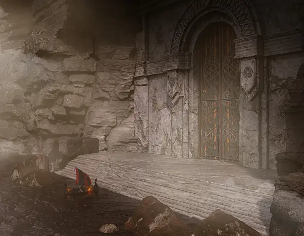Fan art 3d "Halls of Astheimr" (сделано по референсу)