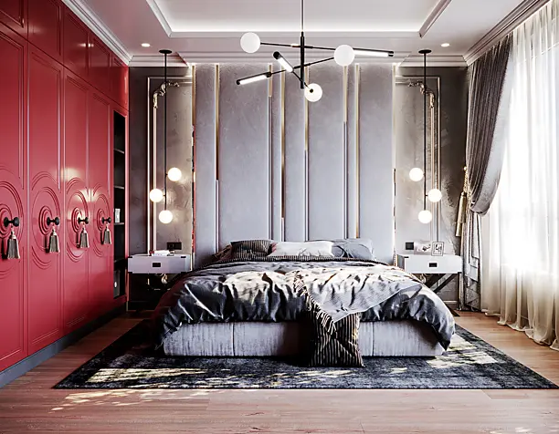 Modern style in the bedroom