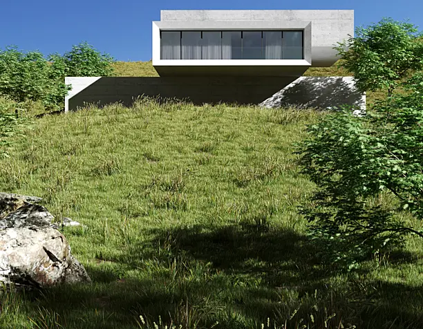 Exterior render (сделано по референсу)