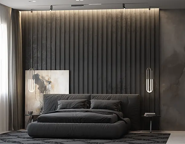 restrained boy`s bedroom