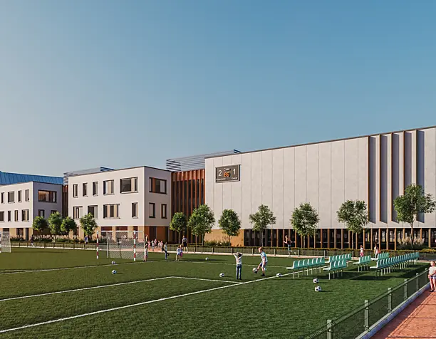 CGI - Primary school in Warsaw, Poland