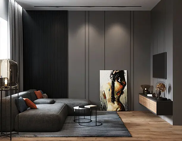 kitchen-living room