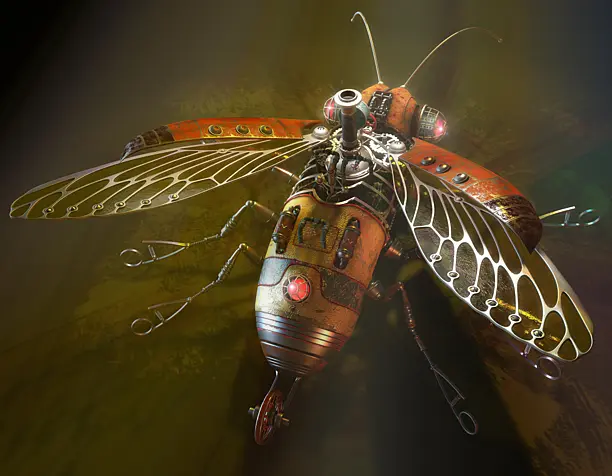 Steampunk flying machine