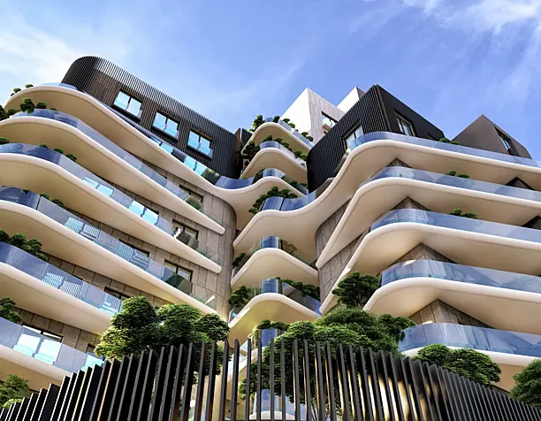Exterior Lumion render scene