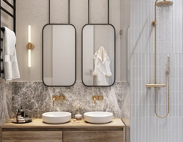 3d visualization of bathroom
