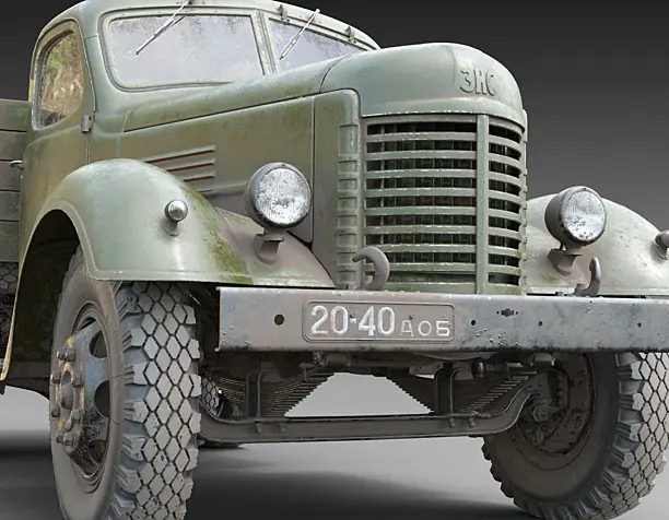 3д модель ЗИС-150_1956.