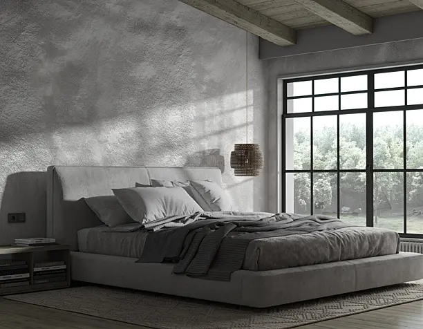 CGI | -Wabi-sabi inspired bedroom