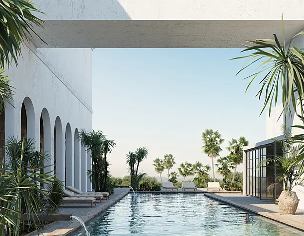CGI - outdoor pool