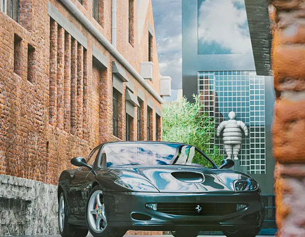1999 Ferrari 550 Maranello Black horse  | Full CGI