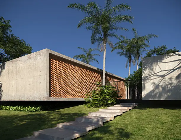 House in Brasil (работа по референсу)