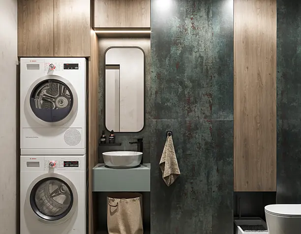 BATHROOM with Laundry