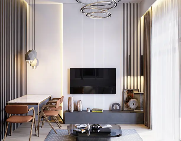 KITCHEN-LIVING ROOM