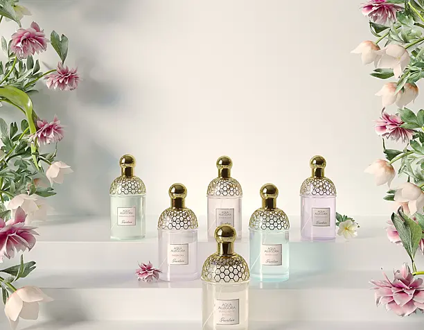 Mock-up GUERLAIN Aqua Allegoria  3dMax, Corona render, PH
