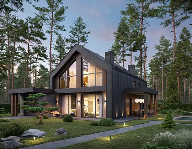 BARNHOUSE IN THE PINE FOREST