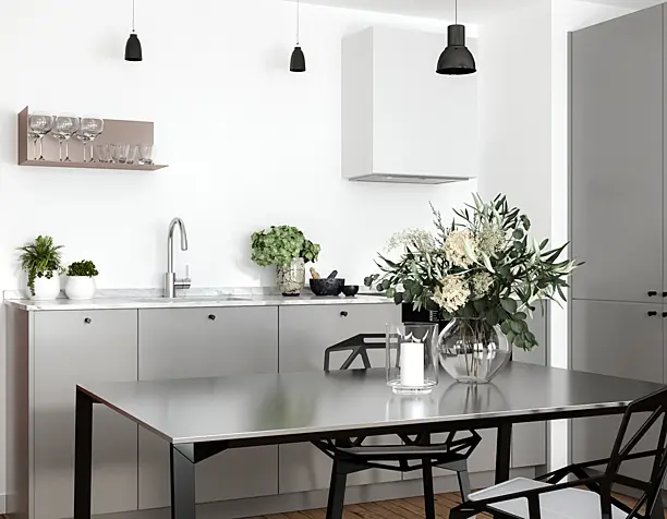 Grey kitchen