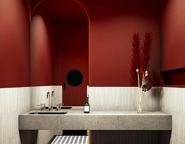 bathroom (сделано по референсу archboom design )