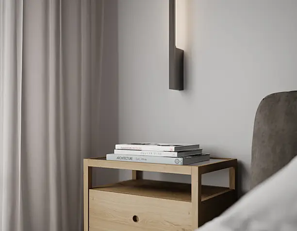 Oak Spindle bedside table