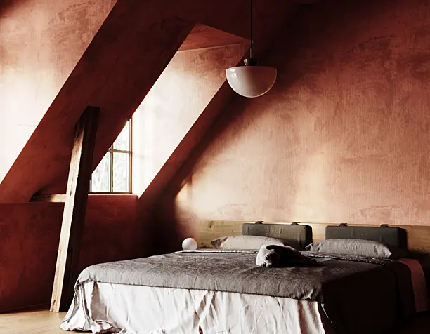 Visualization of the guest room (сделано по референсу)
