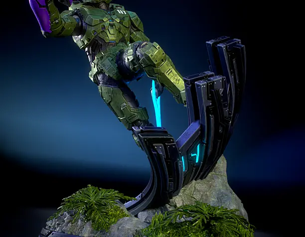 Halo Infinite фан-арт - Статуэтка Мастера Чифа под печать