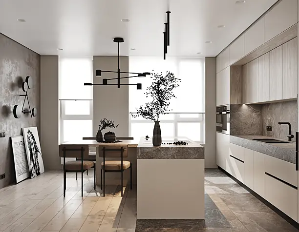 Open Space Apartment in Kyiv