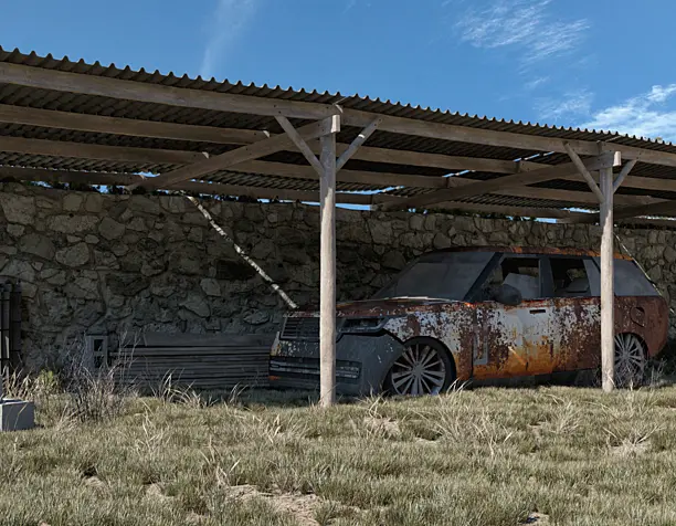 Старый Range Rover из 2020-х годов