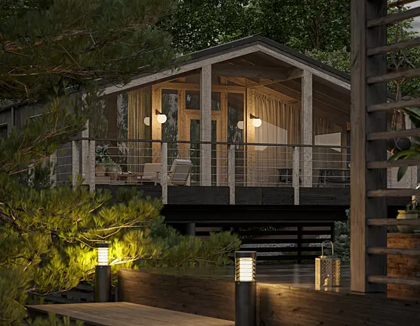 Modular House on the Slope / BIO-architects / Выполнено по референсу