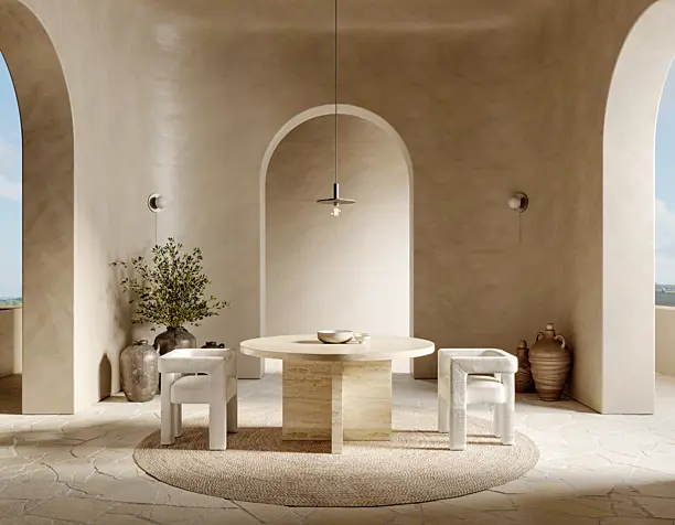 Furniture in a natural style