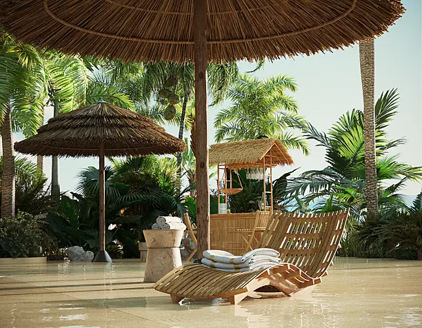 Cala Saona Villa in Bali (сделано по референсу)