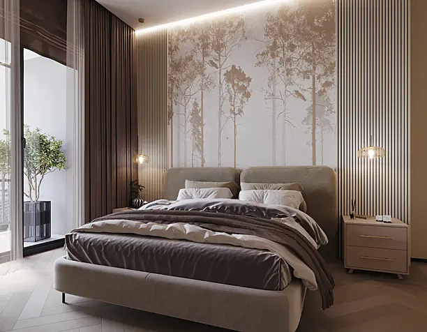 Bedroom visualization or the developer's website