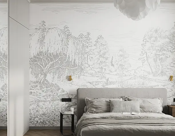 bedroom visualization 20m2
