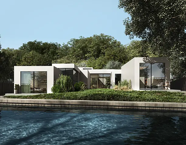 Rustic Canyon house (сделано по референсу)