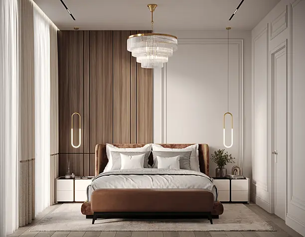 Neoclassical bedroom