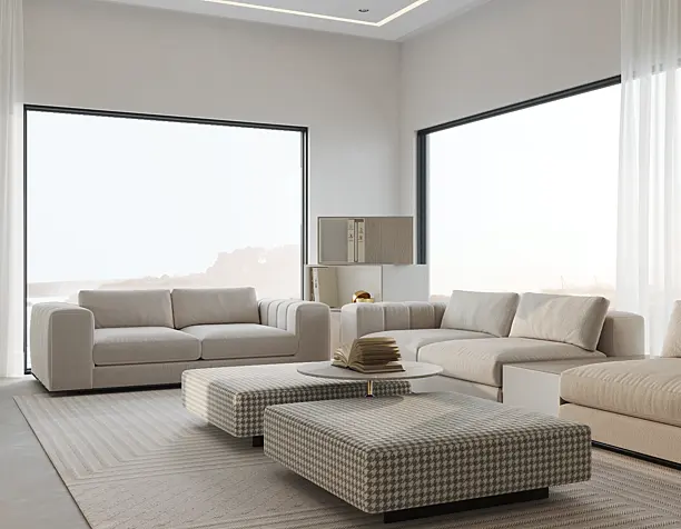 BEIGE LIVING ROOM