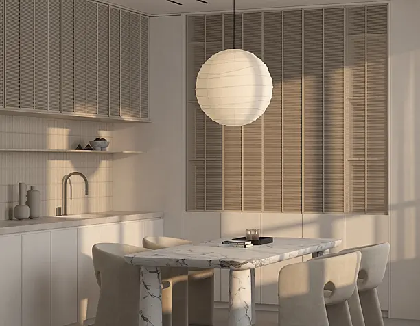 Sunny kitchen