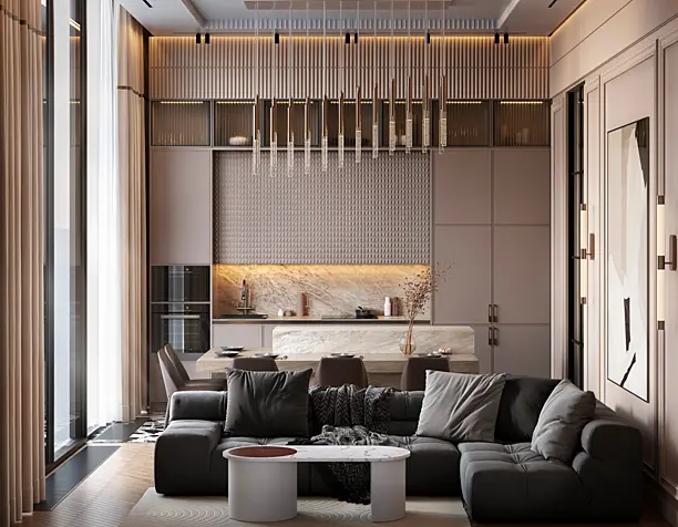Visualization of an livingroom