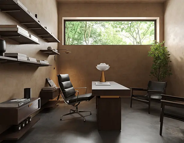 Modern furniture set for workspace