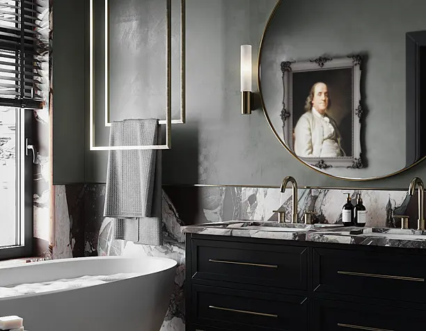 Franklin's bathroom