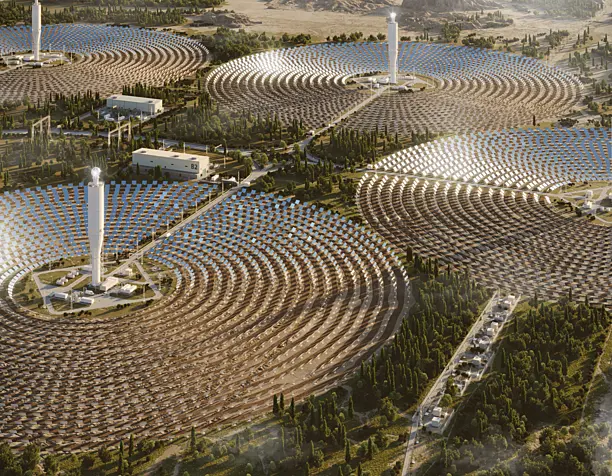 B1-B2 solar thermal power plant
