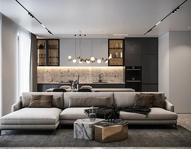 Living & dining room