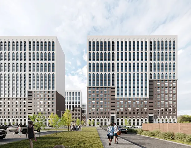 Sketch of a new residential complex