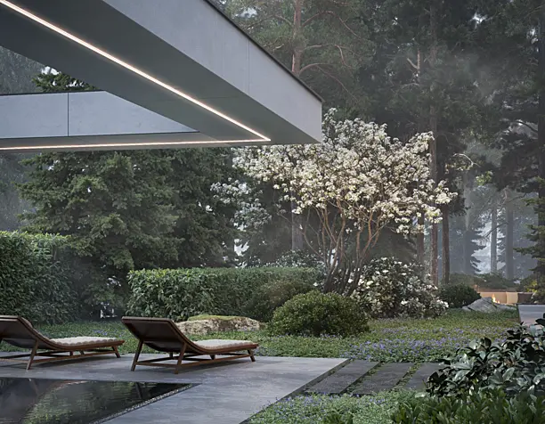 Misty privat garden