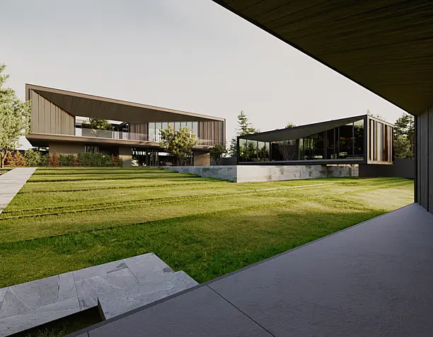 YAO Archviz Educational project (сделано по референсу)