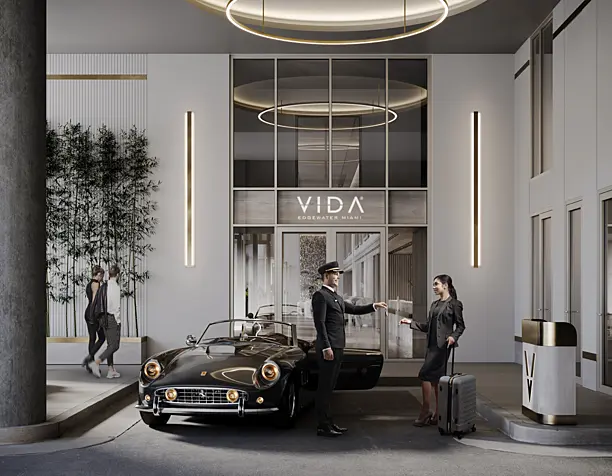 «VIDA EDGEWATER» Lobby interiors